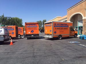 disaster restoration trucks southern houston